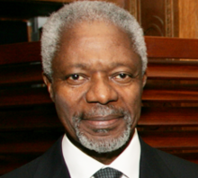 Kofi Annan PHOTO: BRUCE GILBERT